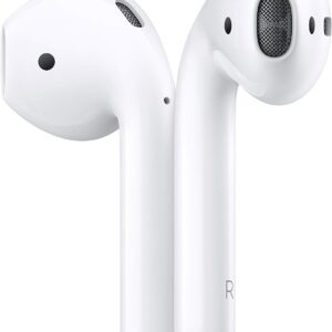 Apple AirPods (2nd Generation) Wireless Ear Buds, Bluetooth Headphones with Lightning Charging Case Included, Over 24 Hours of Battery Life, Effortless Setup for iPhone